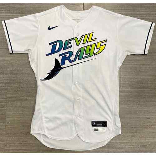 Men's White Tampa Bay Rays #56 Randy Arozarena Flex Base Stitched Baseball Jersey